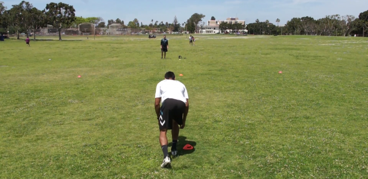 Shuffle to Run T Drill (field)