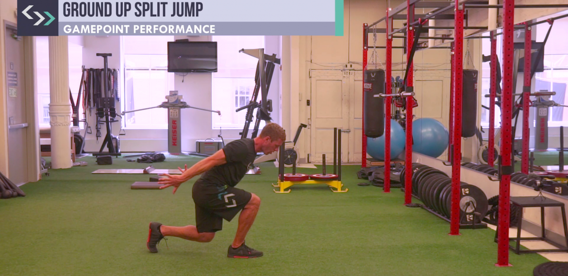 Ground Up Split Jump