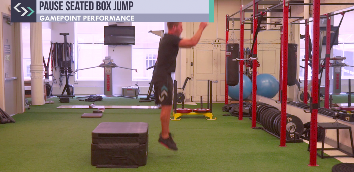 Pause Seated Box Jump