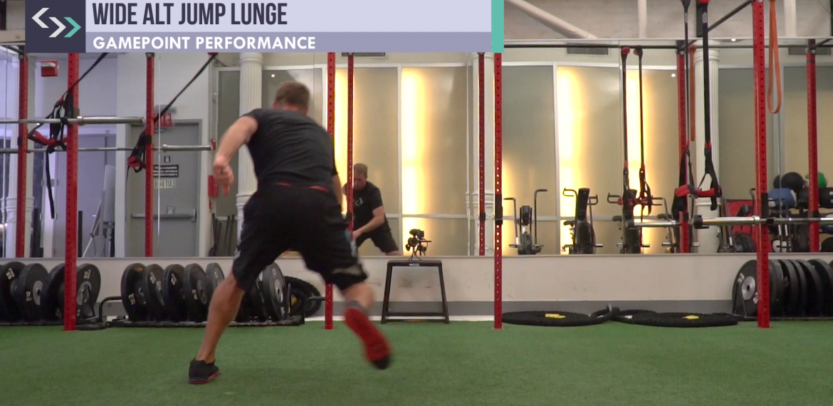 Wide Alternating Jump Lunge