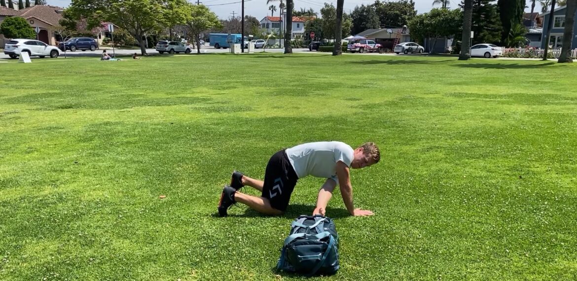 Kneeling All Fours Bag Drag (Gymless)